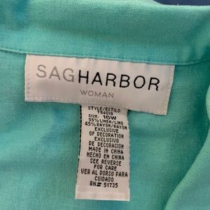 Matching cropped pants and shirt